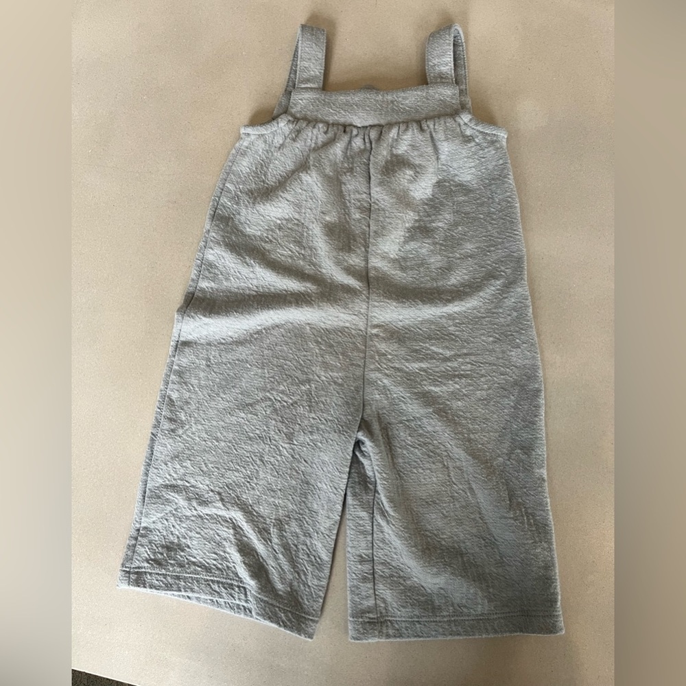 Zara 12-18 month grey romper girls